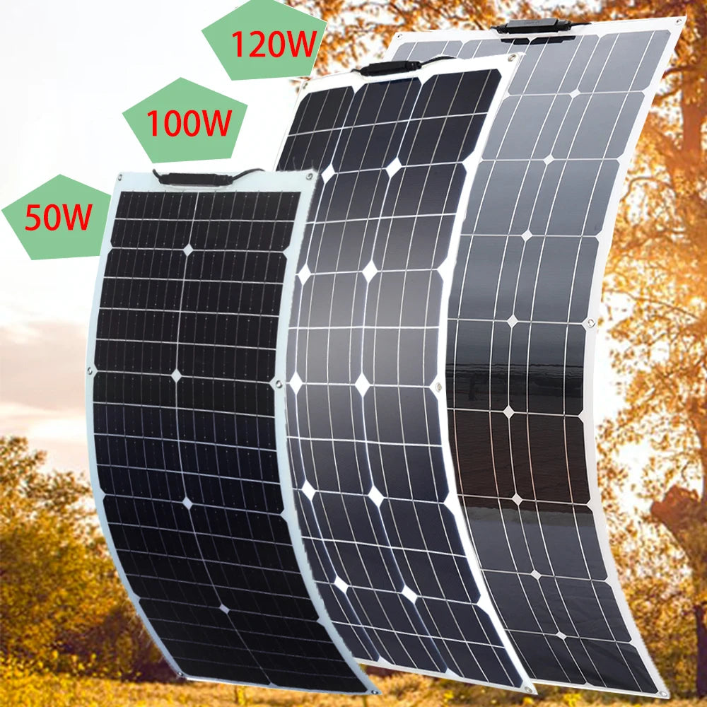 Flexible solar panels 50/ 100/ 120w