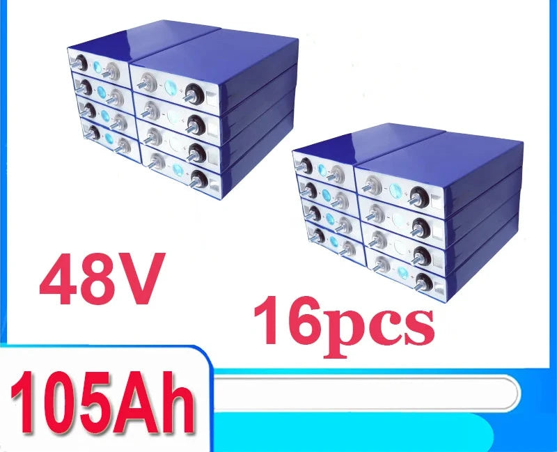 16 pieces LiFePO4 Batteries 