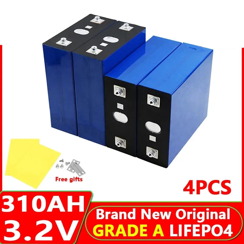 4pcs LiFePO4 310Ah Battery -  12v/24v