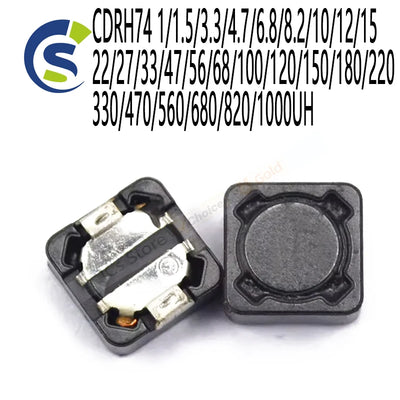 Two electronic components with specifications on a white background