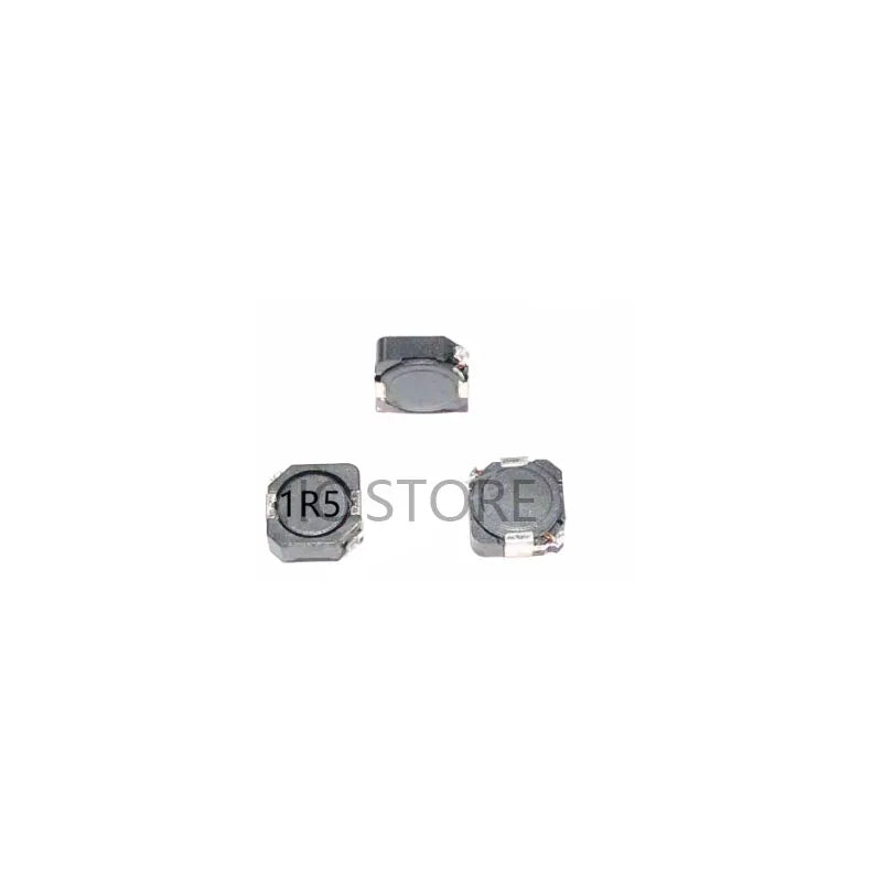 Three small electronic components on a white background