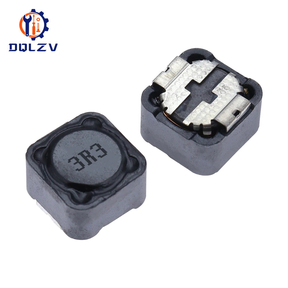 Two electronic components with a visible brand logo on a white background