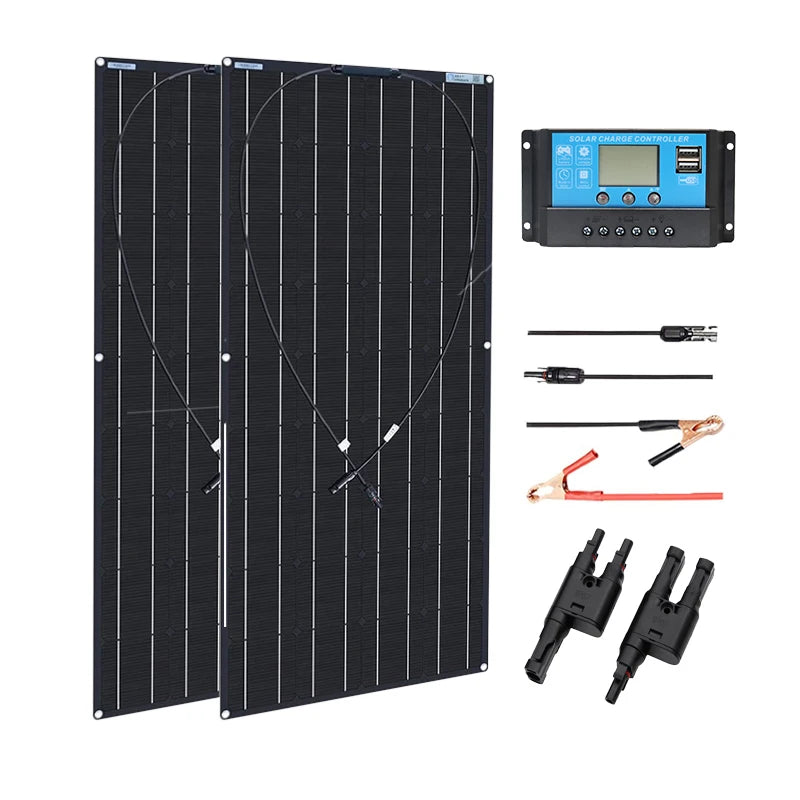 2 Flexible Solar Panel with kit