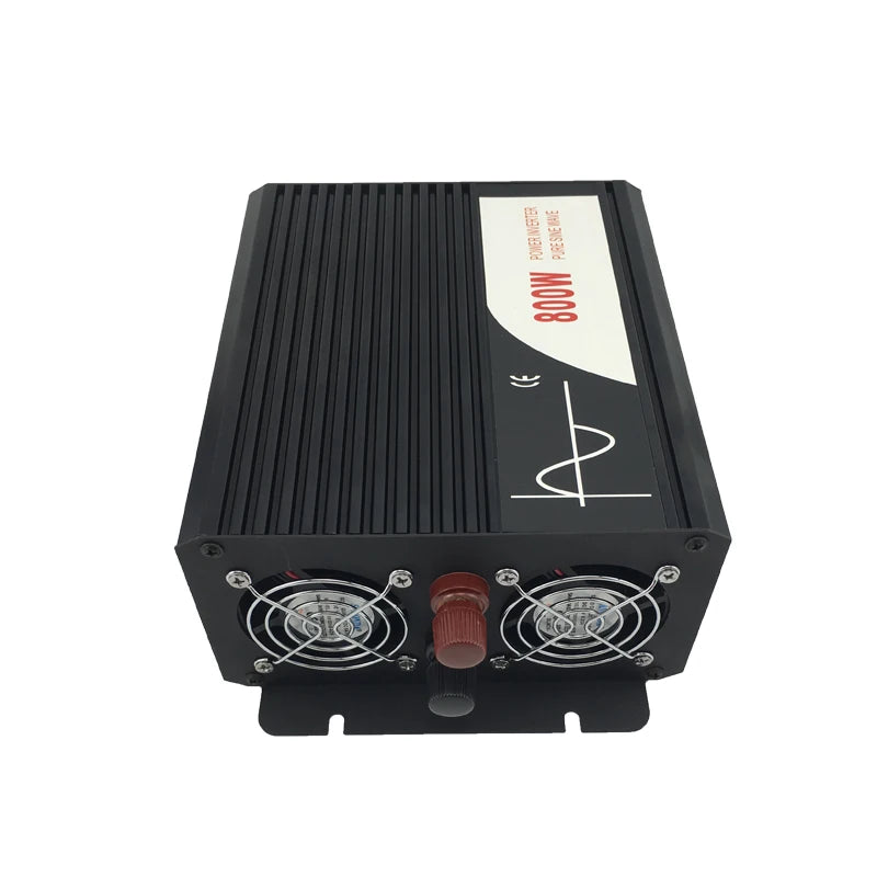 800W pure sine wave solar power inverter DC - left side image