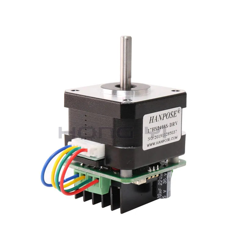 Stepper Motor Driver - Integrated Driver Body side view