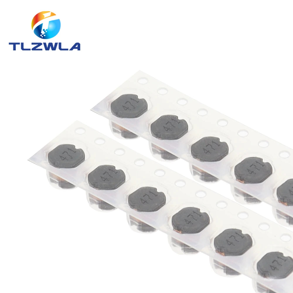 Gray electronic components in clear plastic packaging with TLZWLA logo.