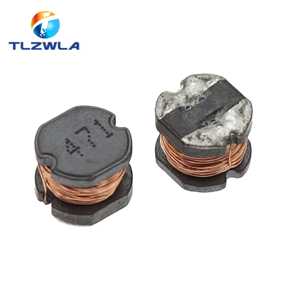 Two electronic components with copper windings on a white background, featuring the TLZWLA logo.