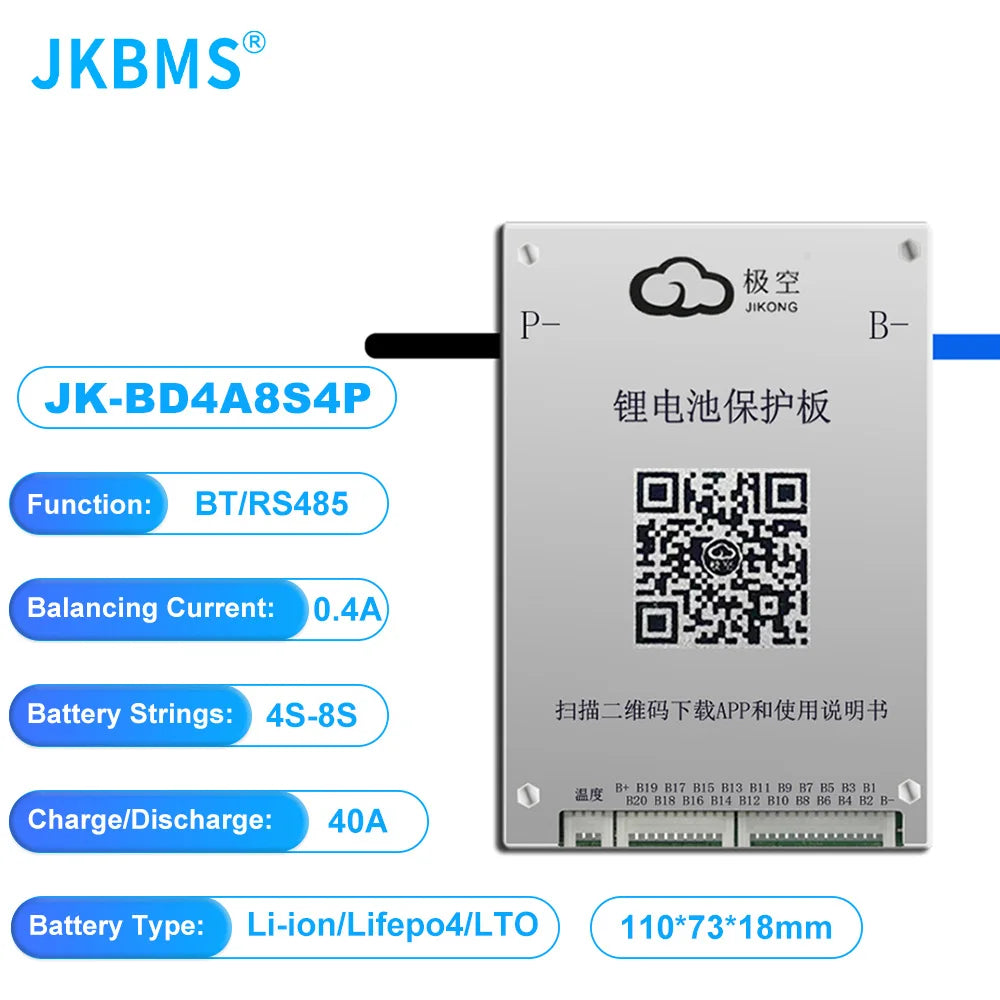 BMS Balancer JK-BD4A8S4P