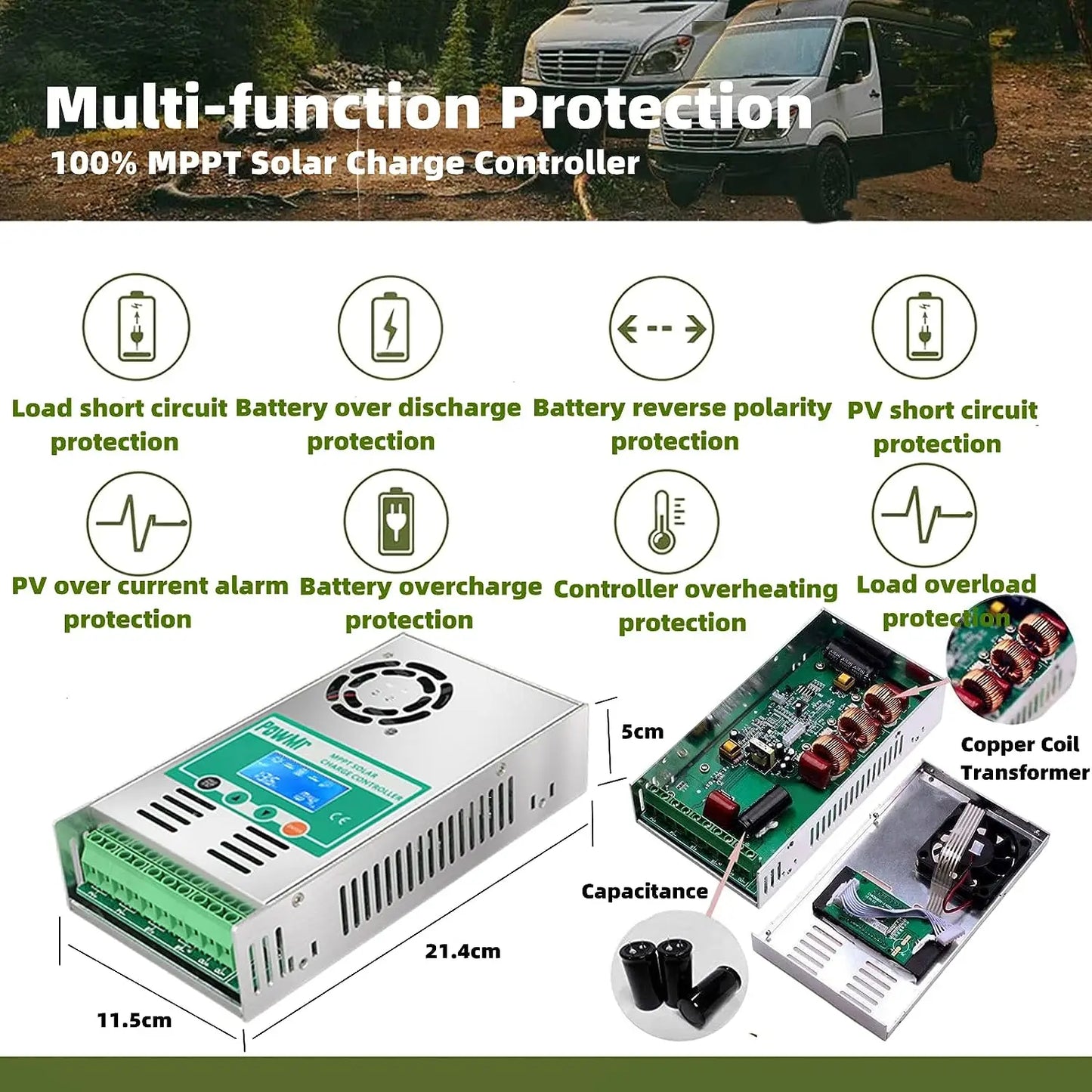 Features - Solar Charge Controller Solar Panel Regulator