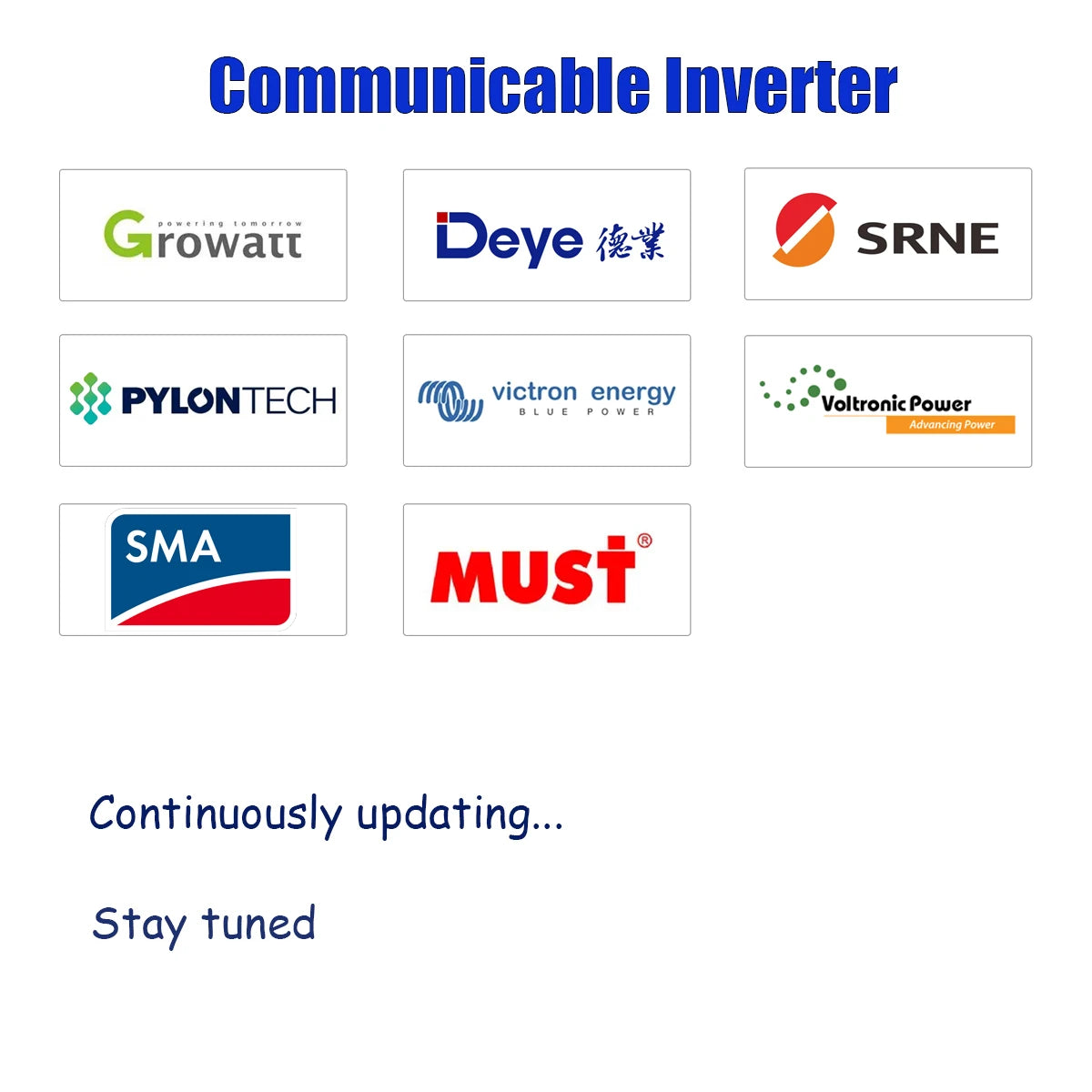 Inverter communicable capability 