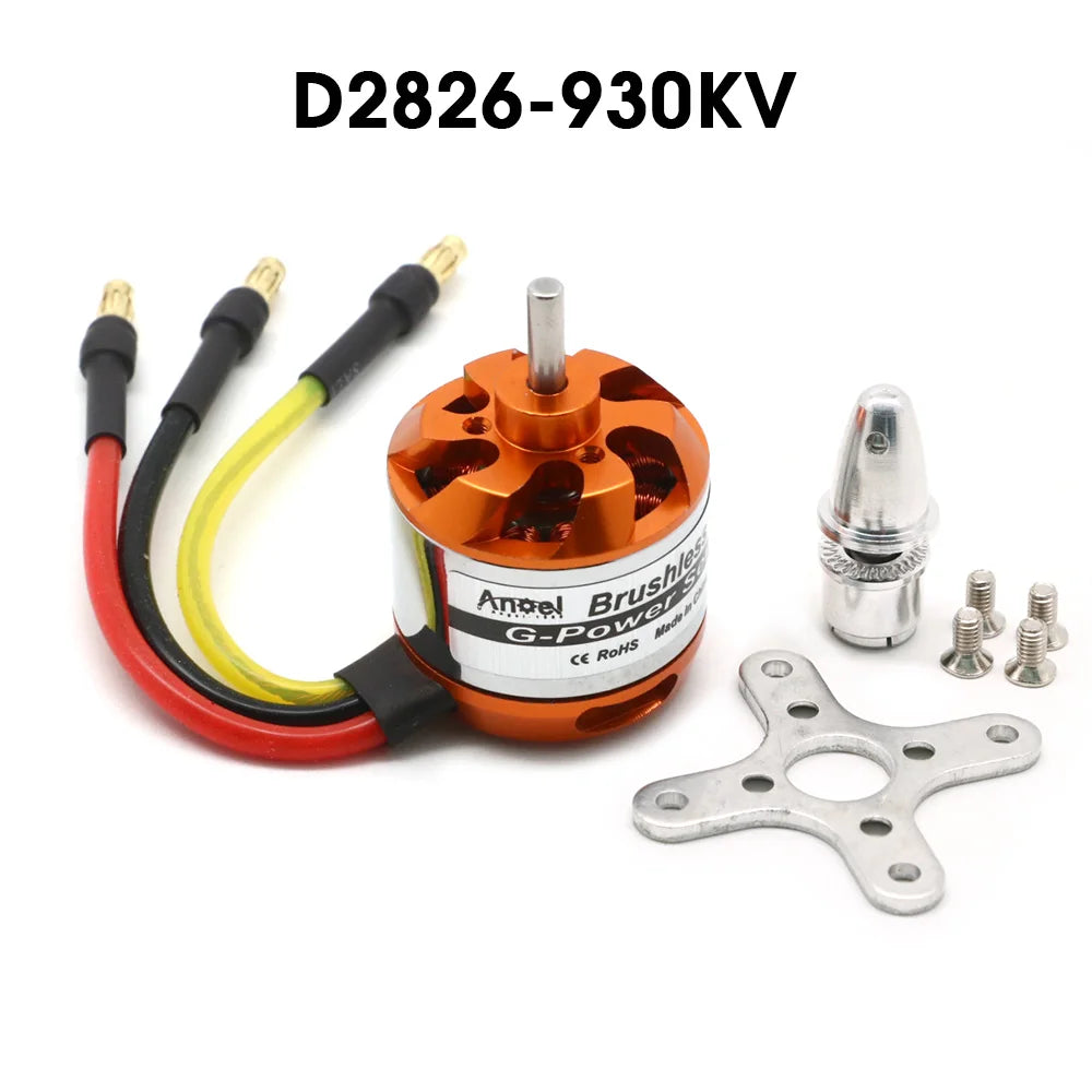 Brushless Motor Mini D2826-930KV