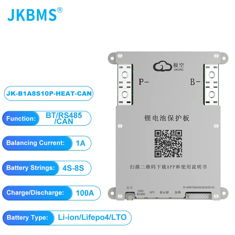 BMS Balancer JK-B1A8S10P-Heat-CAN