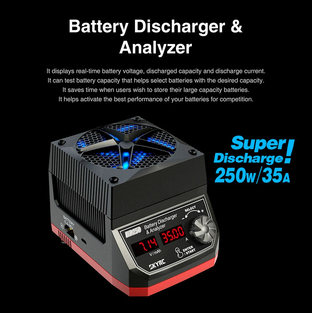 Battery Discharger & Analyzer 