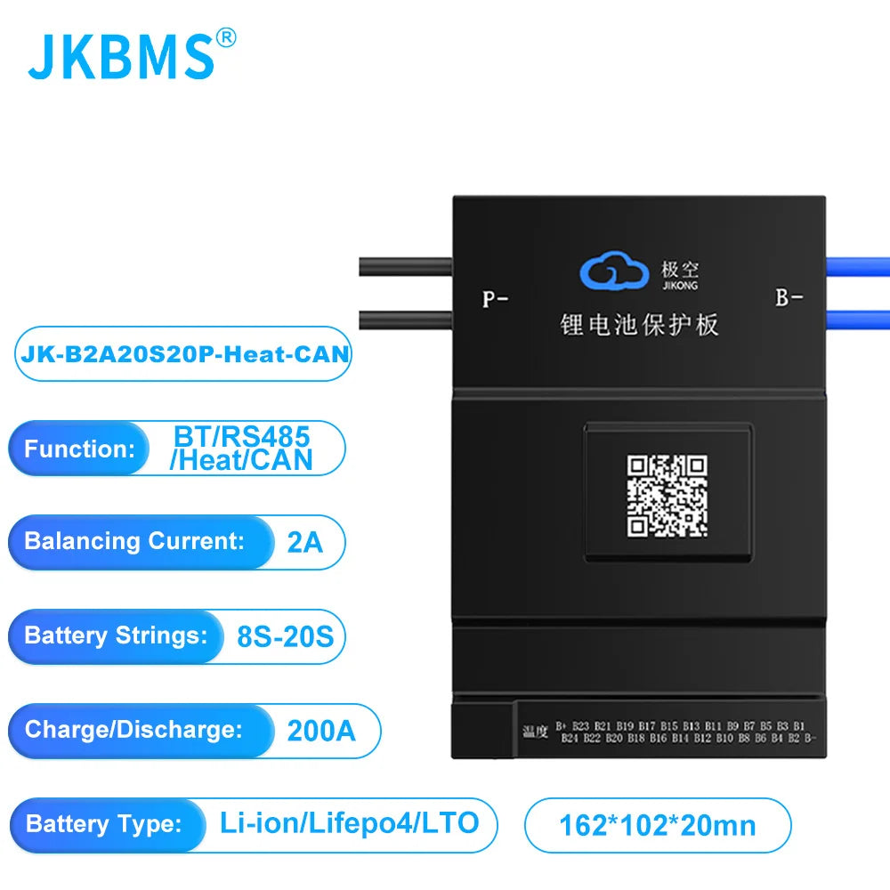 BMS Balancer JK-B2A20S20P-Heat-CAN