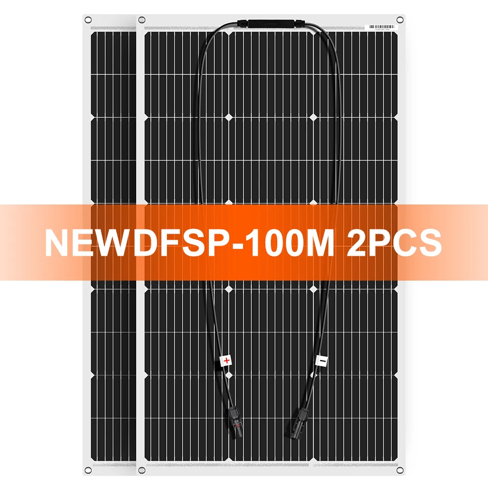 Solar Panel - Flexible DFSP-100M 2pc