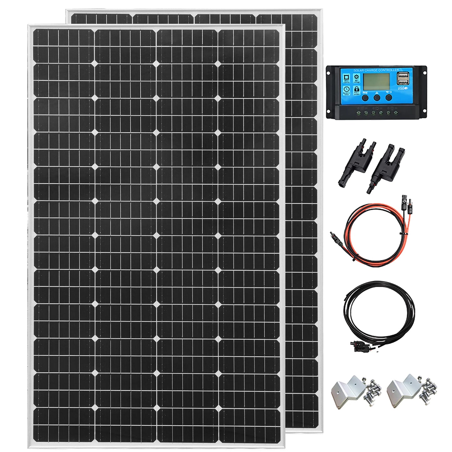 200/400W Monocrystalline Waterproof Solar Panel Kit