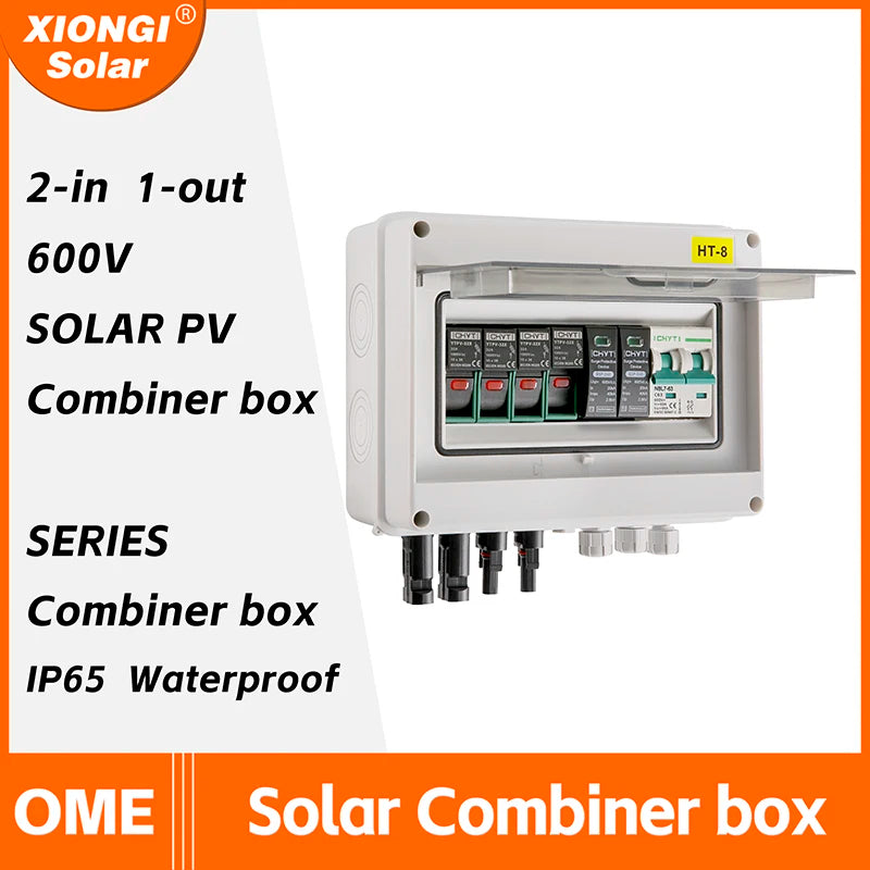 Solar Photovoltaic combiner box - Cover with features