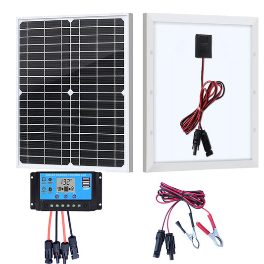 25W/50W 12v solar panel kit