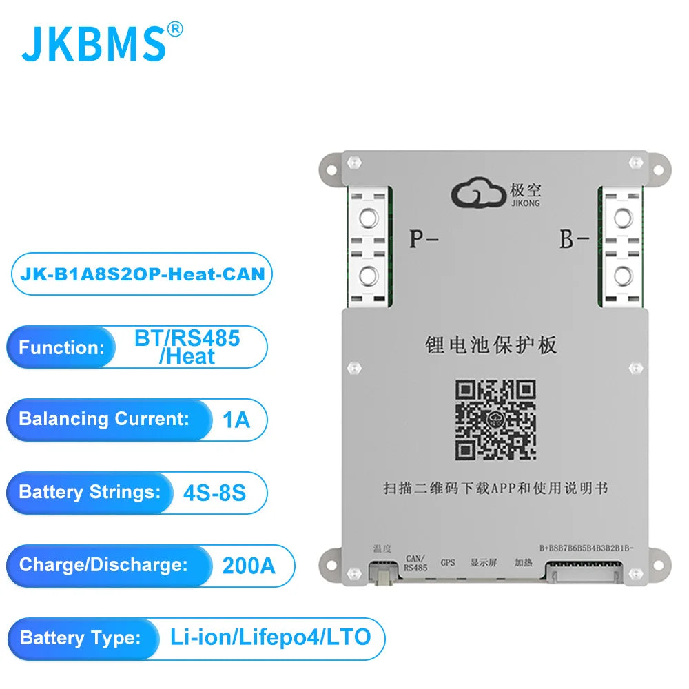 BMS Balancer JK-B1A8S20P-Heat-CAN