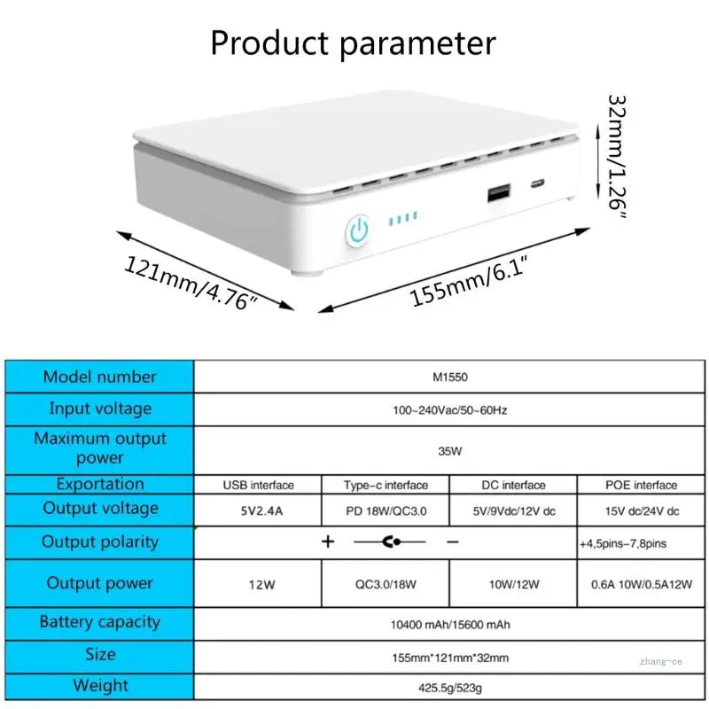 uninterrupted power supply (UPS) specifications 