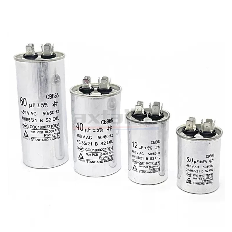 CBB65 450VAC - Air Conditioning Compressor Startup Capacitor