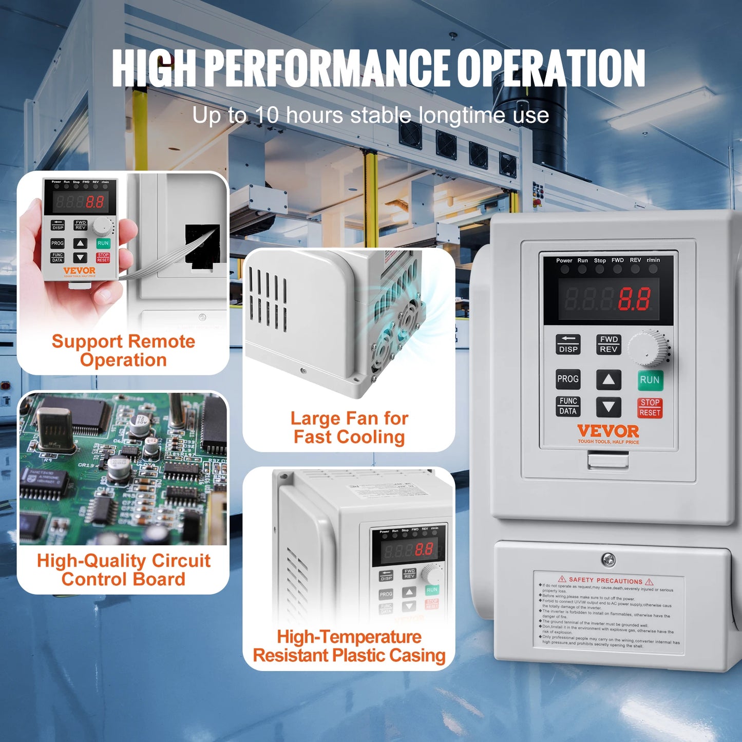 VFD operation system - 3 Phase 220V-240V Output 