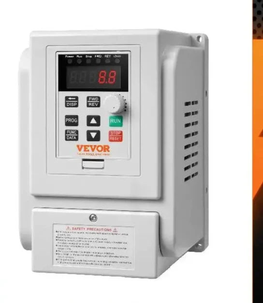Variable Frequency Drive for AC Motor Speed Control (VFD) 5HP 4KW 220V-240V Input to 3 Phase 220V-240V Output