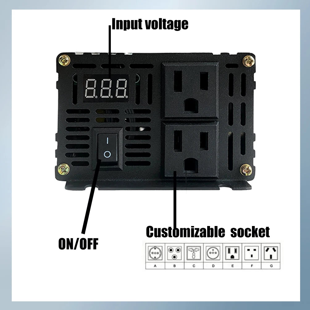 inverter power and input voltage side