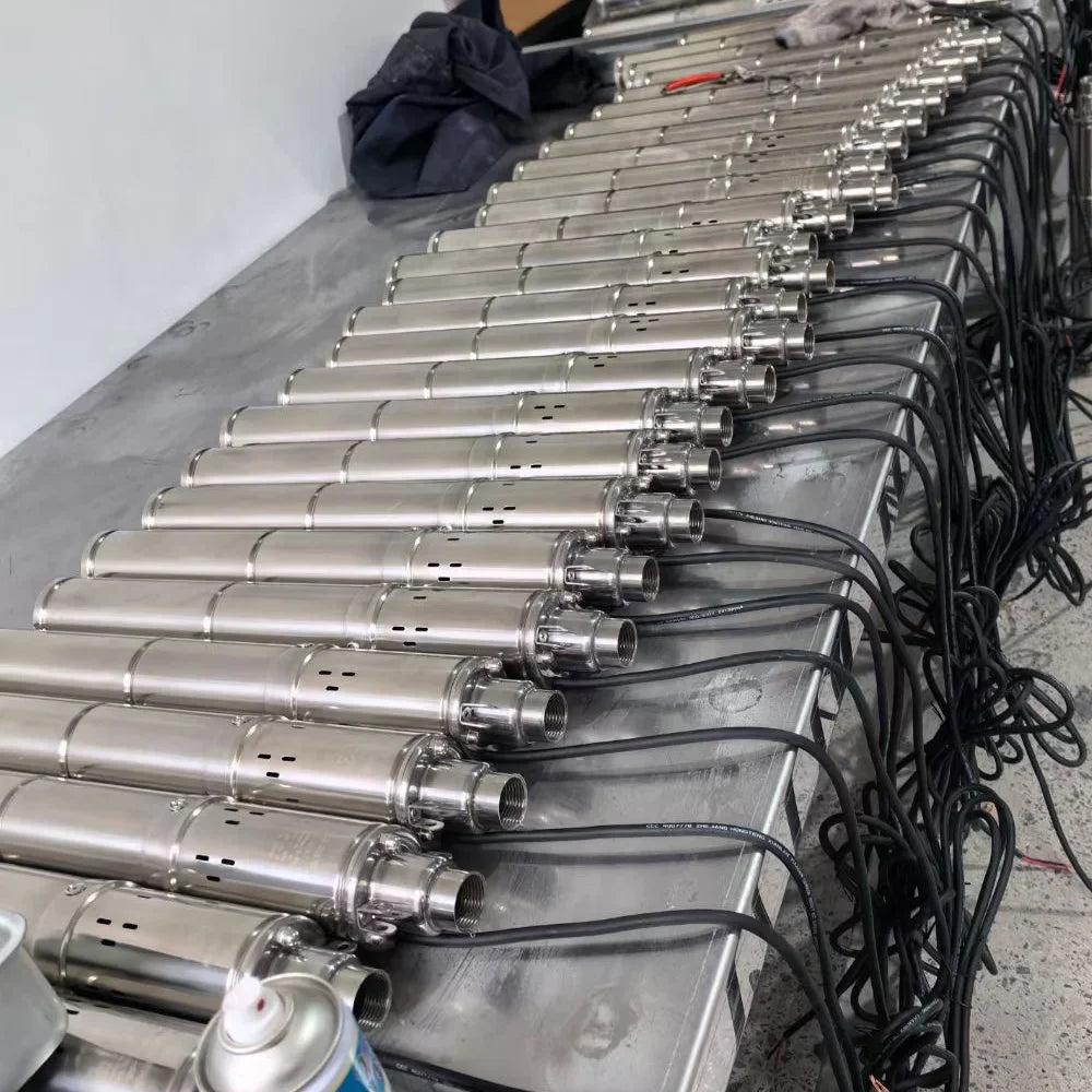 water pump side by side on table